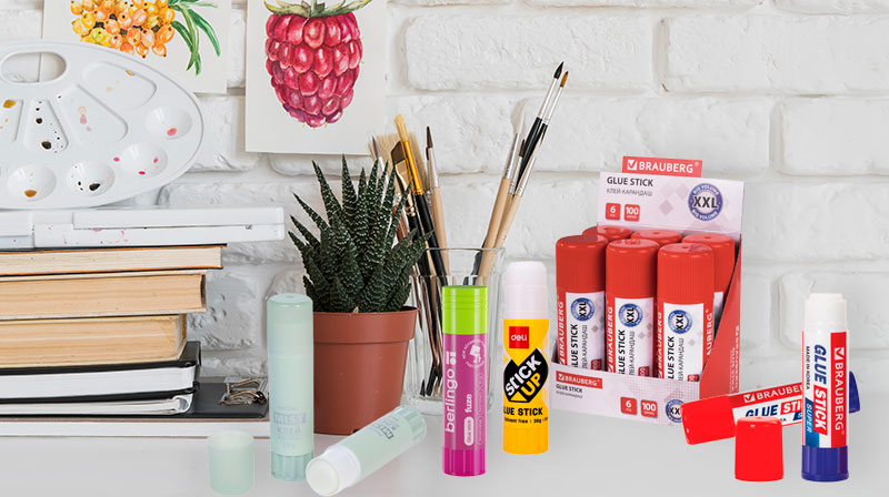 Клей-карандаш: Ваш надежный помощник в офисе и дома.