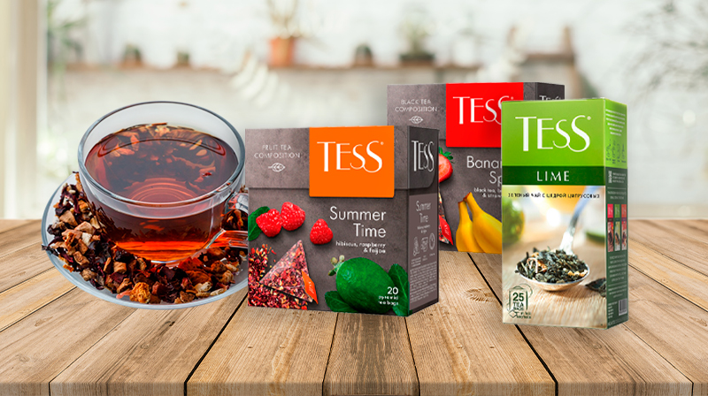 Откройте для себя уникальный вкус чая TESS