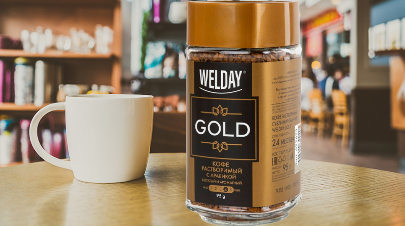 Кофе растворимый "Welday Gold"