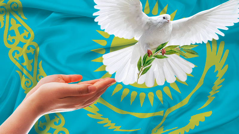 С праздником — Днём единства народа Казахстана.